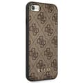 Miniatyrbillede 4 af 8: Guess 4G Metal Gold Logo - iPhone SE 2022 / SE 2020 / 8 / 7 cover (brun)