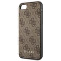 Miniatyrbillede 6 af 8: Guess 4G Metal Gold Logo - iPhone SE 2022 / SE 2020 / 8 / 7 cover (brun)