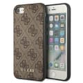 Miniatyrbillede 1 af 8: Guess 4G Metal Gold Logo - iPhone SE 2022 / SE 2020 / 8 / 7 cover (brun)