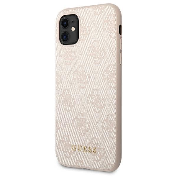 Guess 4G Metal Gold Logo - iPhone 11 cover (lyserød)