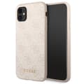 Miniatyrbillede 1 af 8: Guess 4G Metal Gold Logo - iPhone 11 cover (lyserød)