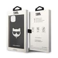 Miniatyrbillede 8 af 8: Karl Lagerfeld Saffiano Choupette Head Patch-etui - iPhone 14 Plus-etui (sort)