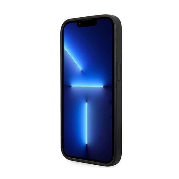 Guess 4G Metal Gold Logo - iPhone 14 Pro Max -kotelo (harmaa)