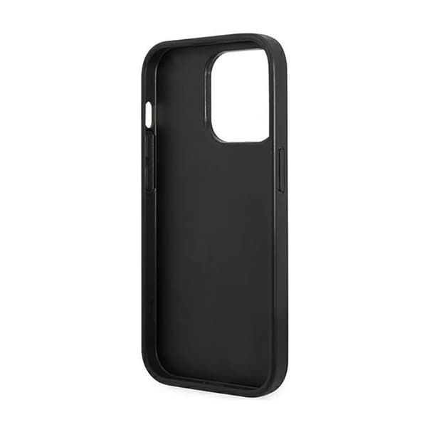 Guess 4G Metal Gold Logo - iPhone 14 Pro Max -kotelo (harmaa)