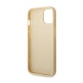 Miniatyrbillede 7 af 8: Guess Glitter Flakes Metal Logo Cover - iPhone 14 Plus Cover (Guld)
