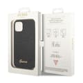 Miniatyrbillede 8 af 8: Guess Glitter Flakes Metal Logo Cover - iPhone 14 Plus Cover (Sort)