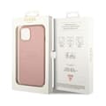 Miniatyrbillede 8 af 8: Guess Saffiano Metal Logo Striber - iPhone 14 Plus cover (lyserød)