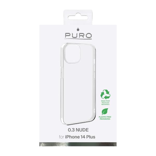PURO 0.3 Nude - iPhone 14 Plus cover (gennemsigtig)