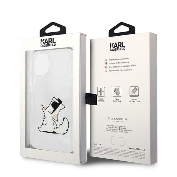 Karl Lagerfeld Choupette Fun solbriller - iPhone 14 Plus cover (gennemsigtig)