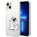 Miniatyrbillede 1 af 8: Karl Lagerfeld Choupette Fun solbriller - iPhone 14 Plus cover (gennemsigtig)