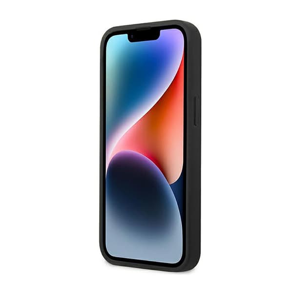 BMW Læder Hot Stamp - iPhone 14 Plus Etui (Sort)