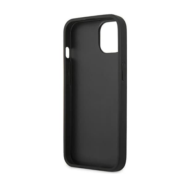 BMW Læder Hot Stamp - iPhone 14 Plus Etui (Sort)