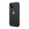Miniatyrbillede 2 af 8: Ferrari Læderstempel Sider - iPhone 14 Plus Etui (Sort)