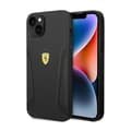 Miniatyrbillede 1 af 8: Ferrari Læderstempel Sider - iPhone 14 Plus Etui (Sort)