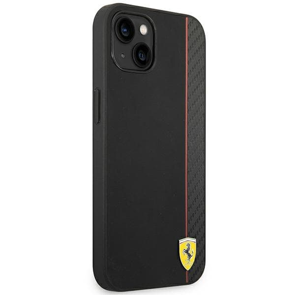 Ferrari Carbon - iPhone 14 Plus cover (sort)