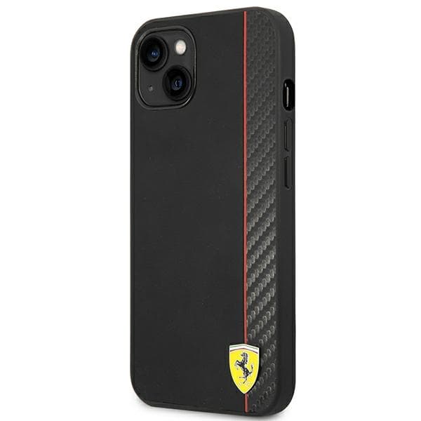 Ferrari Carbon - iPhone 14 Plus cover (sort)