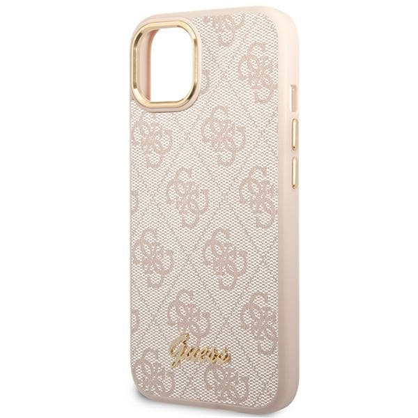 Guess 4G Metal Camera Outline Cover - iPhone 14 Plus Cover (Pink)