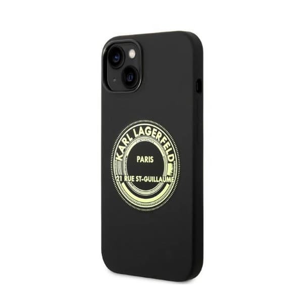 Karl Lagerfeld Silikone RSG - iPhone 14 Plus Etui (Sort)