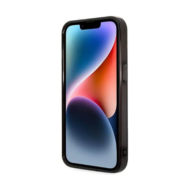 Karl Lagerfeld Gradient Iconic Karl & Choupette - iPhone 14 Plus-skal (svart)