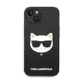 Miniatyrbillede 3 af 8: Karl Lagerfeld Choupette Head MagSafe Silikone - iPhone 14 Plus Etui (Sort)