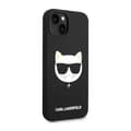Miniatyrbillede 4 af 8: Karl Lagerfeld Choupette Head MagSafe Silikone - iPhone 14 Plus Etui (Sort)