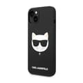 Miniatyrbillede 2 af 8: Karl Lagerfeld Choupette Head MagSafe Silikone - iPhone 14 Plus Etui (Sort)