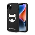 Miniatyrbillede 1 af 8: Karl Lagerfeld Choupette Head MagSafe Silikone - iPhone 14 Plus Etui (Sort)