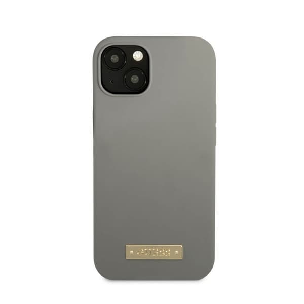 Guess Silikone Logoplade MagSafe - iPhone 13 Mini Etui (Grå)