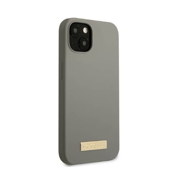 Guess Silikone Logoplade MagSafe - iPhone 13 Mini Etui (Grå)