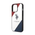 Pikkukuva 6 / 8: US Polo Assn Tricolor kohokuvioitu - iPhone 14 Pro Max -kotelo (valkoinen)