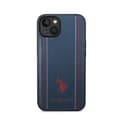 Miniatyrbillede 3 af 8: US Polo Assn Lædersøm - iPhone 14 cover (Marineblå)
