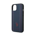 Miniatyrbillede 6 af 8: US Polo Assn Lædersøm - iPhone 14 cover (Marineblå)
