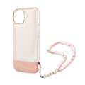 Miniatyrbillede 5 af 7: Guess Translucent Pearl Strap - iPhone 14 Plus cover (lyserød)