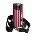 Miniatyrbillede 3 af 7: Karl Lagerfeld Color Stripes Strap - iPhone 14 Pro cover (lyserød)