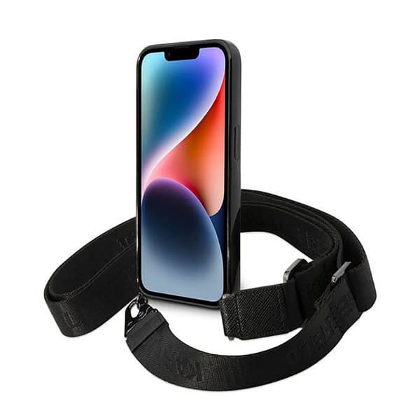 Karl Lagerfeld Color Stripes Strap - iPhone 14 Pro cover (lyserød)
