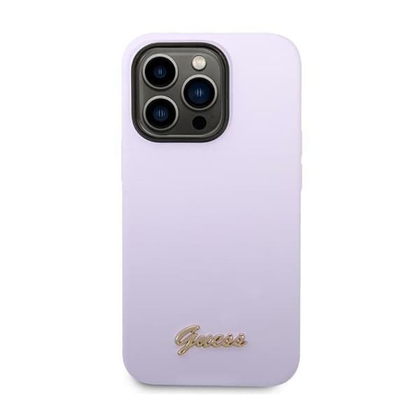 Guess Silikon Vintage - iPhone 14 Pro Max Skal (Lila)