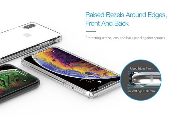 Just Mobile TENC Air-cover - iPhone Xs / X-cover (krystalsort)