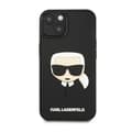 Miniatyrbillede 3 af 8: Karl Lagerfeld 3D Gummi Karls Hoved - iPhone 14 Plus Etui (Sort)