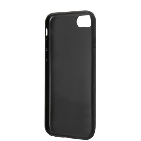 Karl Lagerfeld Saffiano Karl & Choupette Heads - Etui til iPhone SE 2022 / SE 2020 / 8 / 7 (Sort)