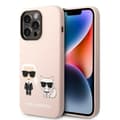 Pikkukuva 1 / 8: Karl Lagerfeld Nestemäinen silikoninen Karl & Choupette MagSafe - iPhone 14 Pro Max -suojakuori (Vaaleanpunainen)