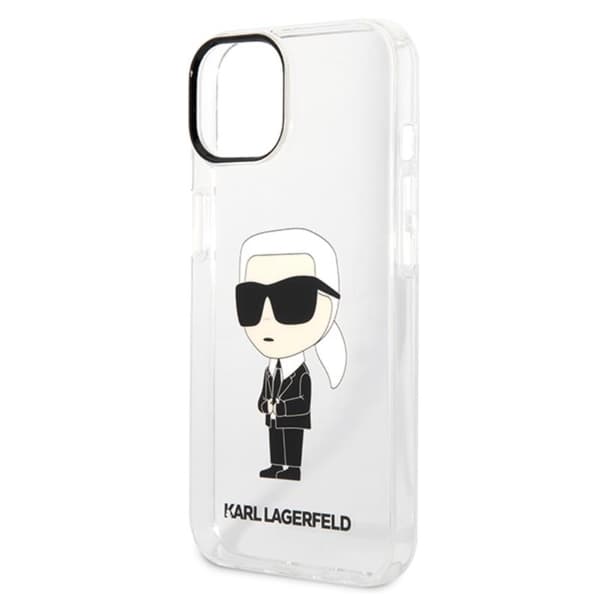 Karl Lagerfeld IML NFT Ikonik - iPhone 14 Plus cover (gennemsigtig)