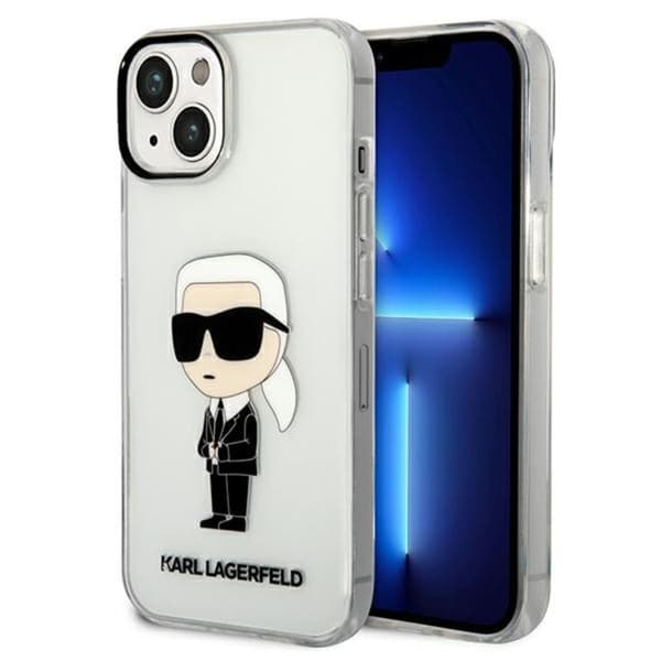 Karl Lagerfeld IML NFT Ikonik - iPhone 14 Plus cover (gennemsigtig)