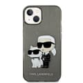 Miniatyrbillede 2 af 6: Karl Lagerfeld IML Glitter NFT Karl & Choupette - iPhone 14 Plus cover (sort)