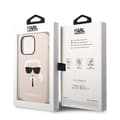 Miniatyrbillede 6 af 6: Karl Lagerfeld Silikone Ikonik Karls Hoved MagSafe - iPhone 14 Pro Etui (Pink)