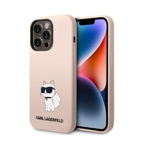 Karl Lagerfeld Silikon NFT Choupette - iPhone 14 Pro Max Skal (Rosa)