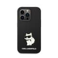 Miniatyrbillede 3 af 8: Karl Lagerfeld Silikone NFT Choupette - iPhone 14 Pro Max Etui (Sort)