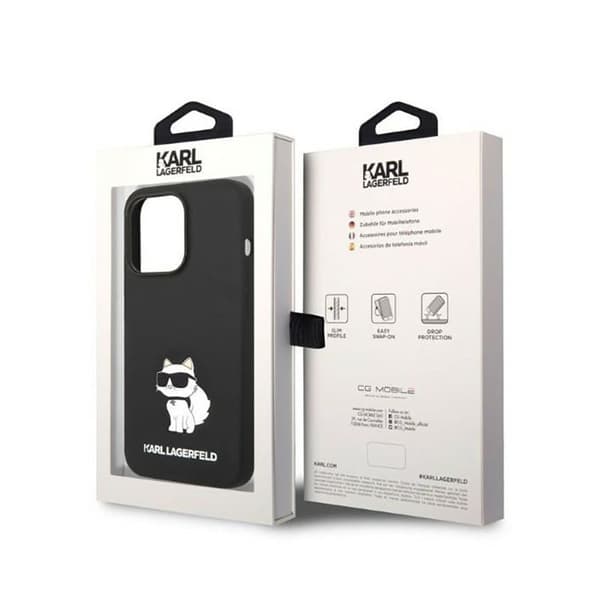 Karl Lagerfeld Silikone NFT Choupette - iPhone 14 Pro Max Etui (Sort)