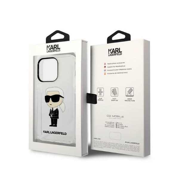 Karl Lagerfeld IML NFT Ikonik - iPhone 14 Pro Max -suojakuori (kirkas)