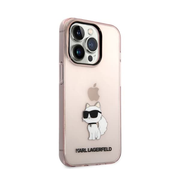 Karl Lagerfeld IML NFT Choupette - iPhone 14 Pro cover (lyserød)