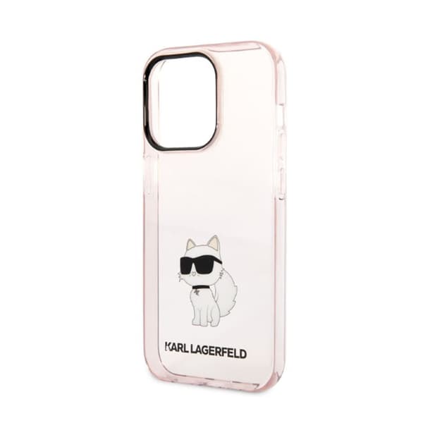 Karl Lagerfeld IML NFT Choupette - iPhone 14 Pro cover (lyserød)